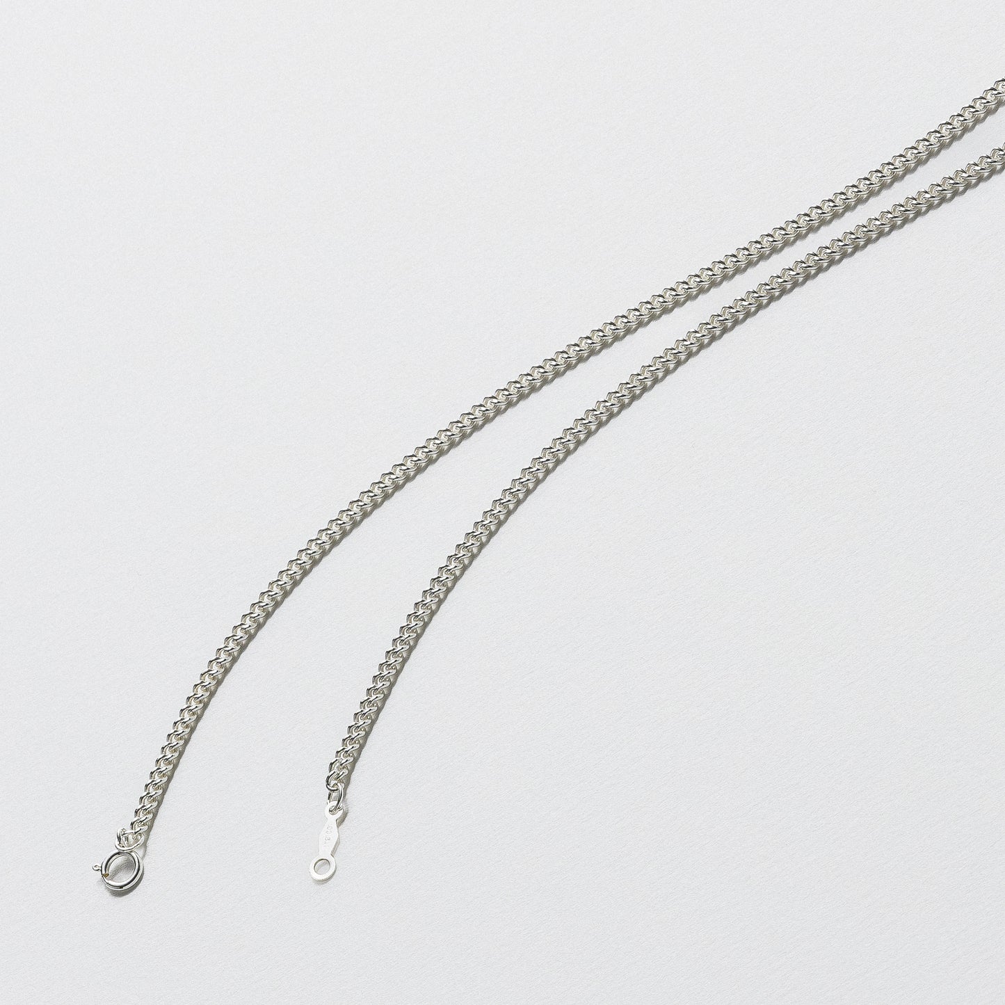 Sterling Silver Curb Chain - Polished 2.25mm