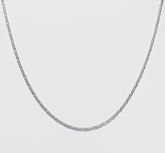 Sterling Silver Figaro Chain - Polished 3.5mm