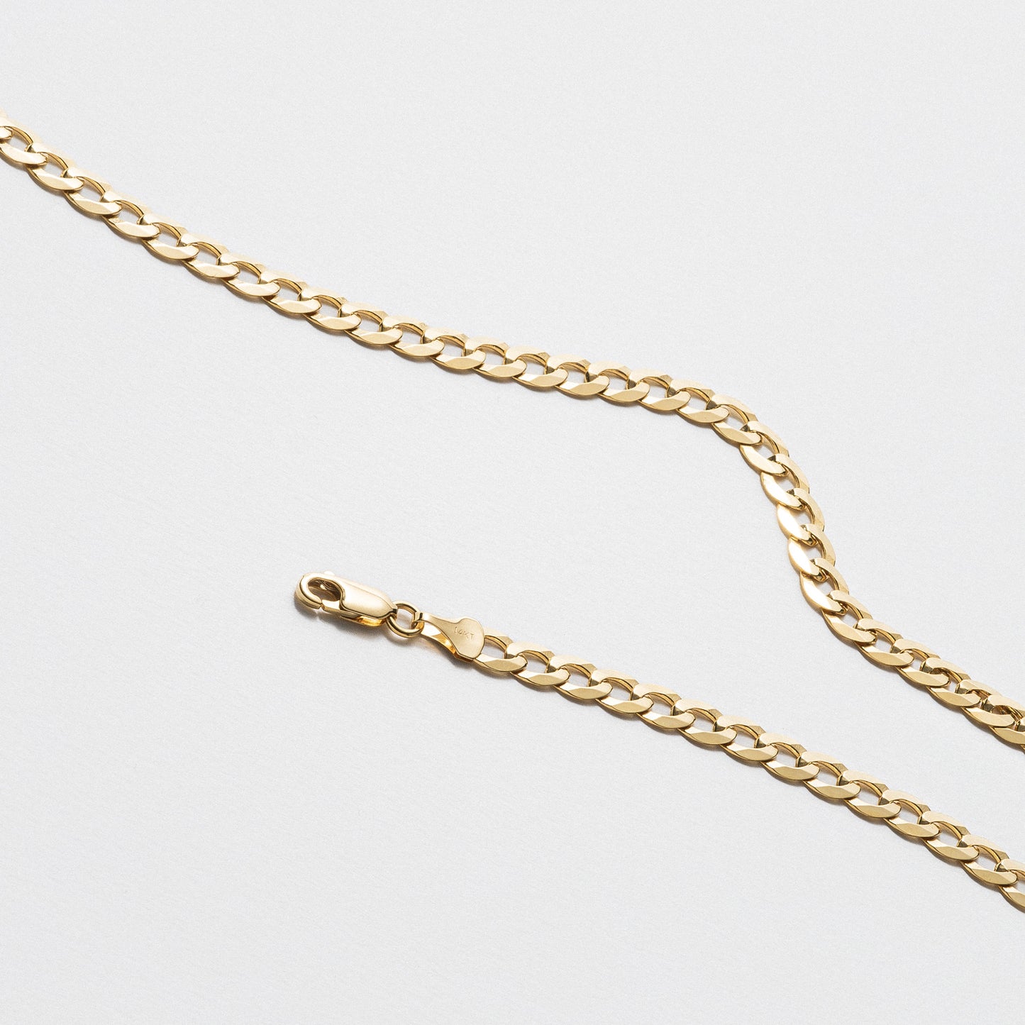 Yellow Gold Curb Chain - Polished 5.8mm