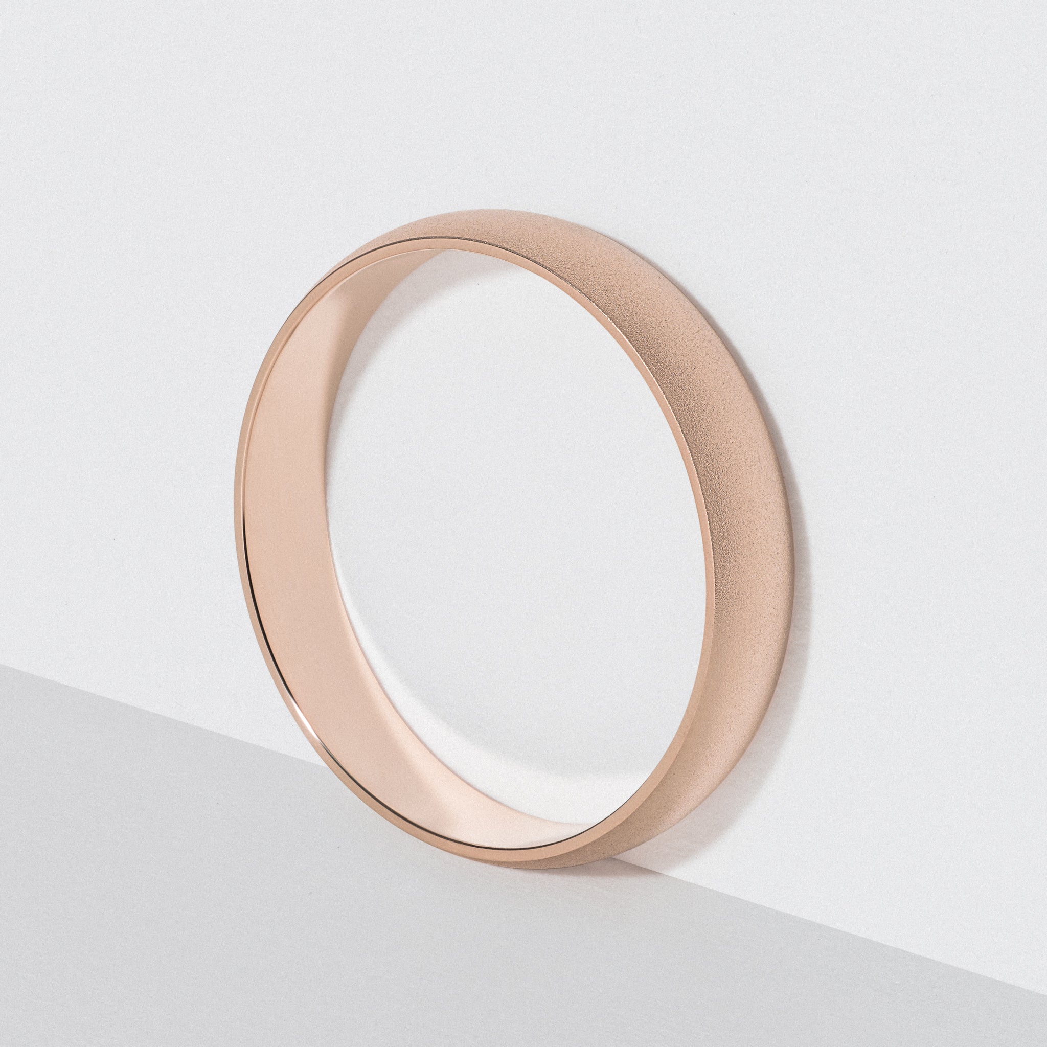 Matte classic wedding on sale ring