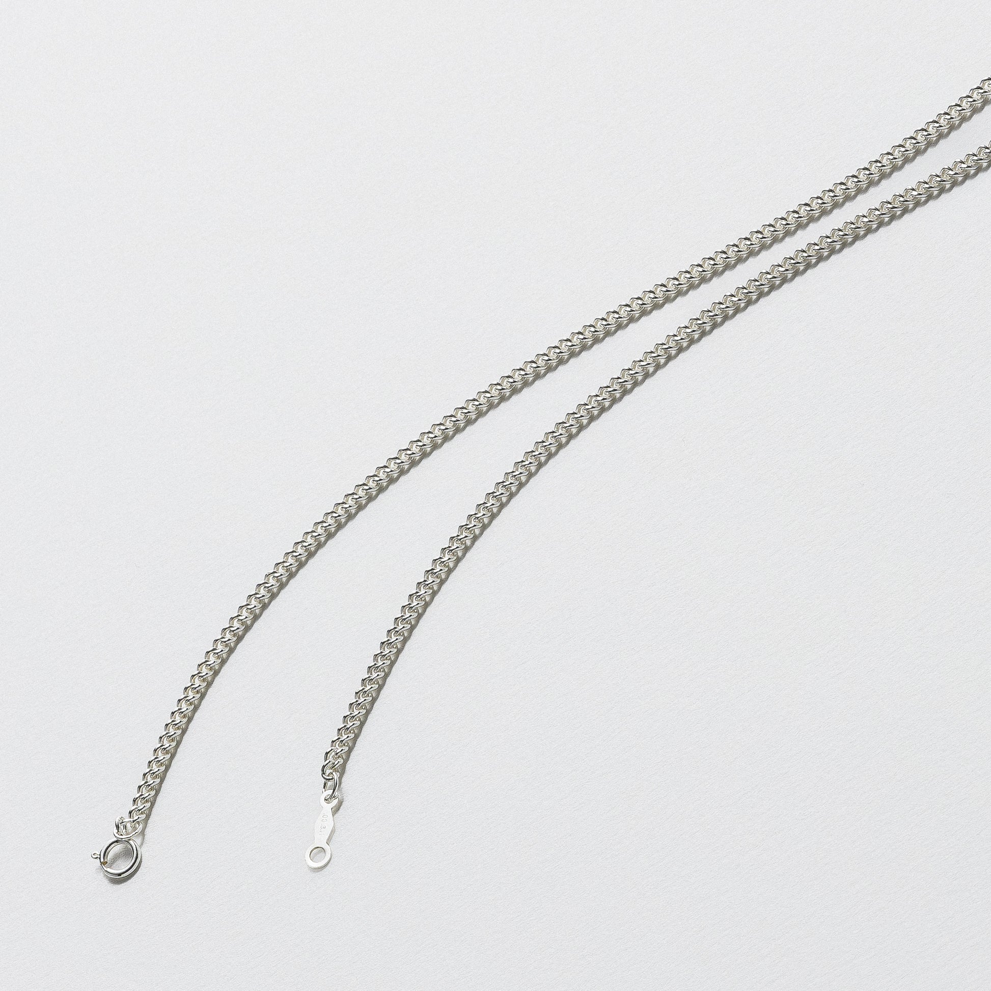 Sterling Silver Curb Chain - Polished 2.25mm – Marke Fine Jewelry