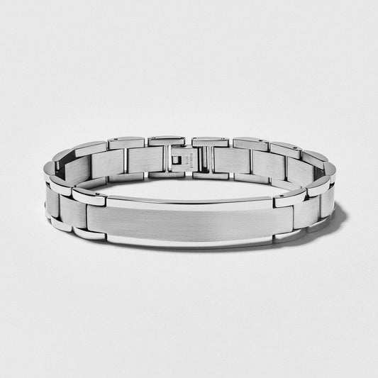Stainless Steel ID Bracelet - Polished 11.7mm