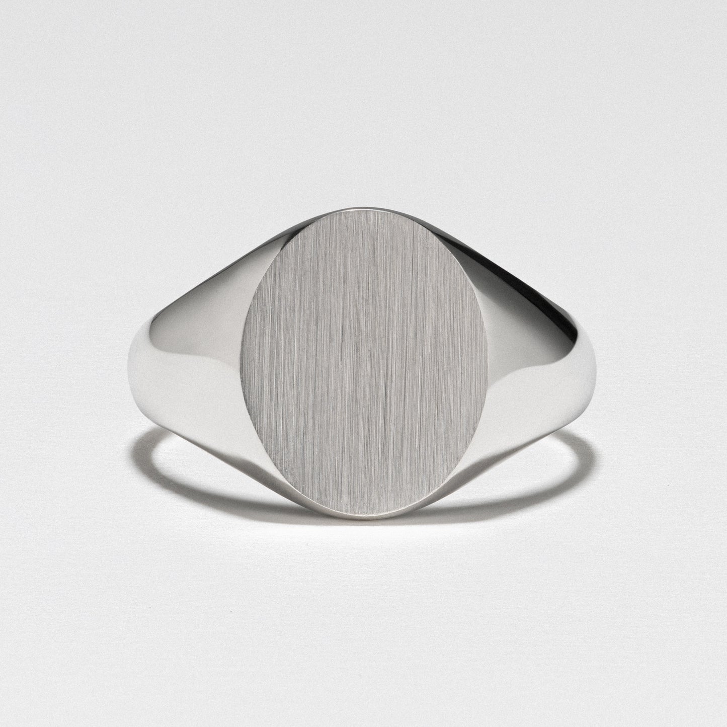 Sterling Silver Signet Ring, Oval - Polished – Marke Fine Jewelry