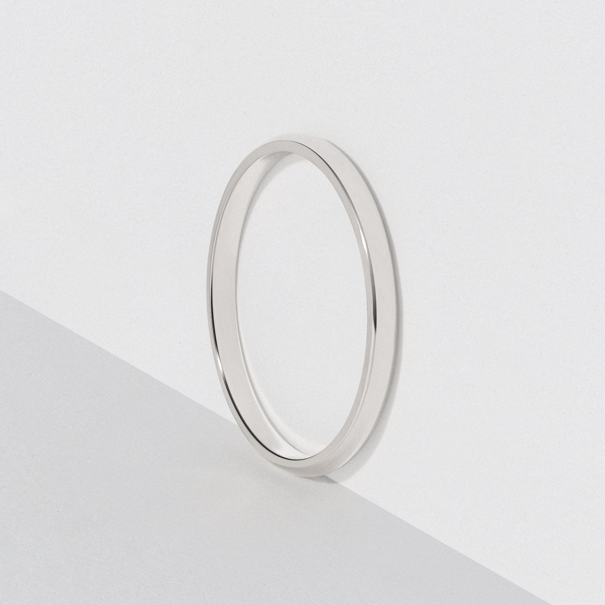 1.5 mm white on sale gold wedding band