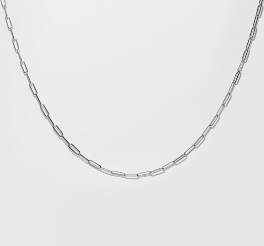 White Gold Link Chain - 3.85mm