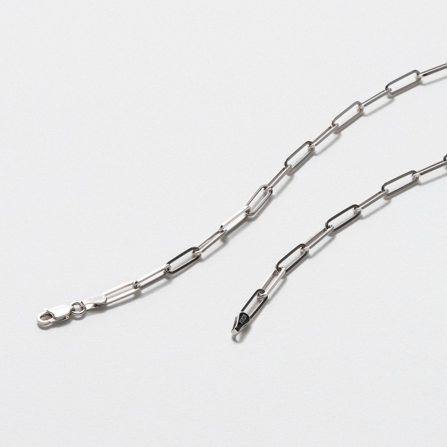 White Gold Link Chain - 3.85mm