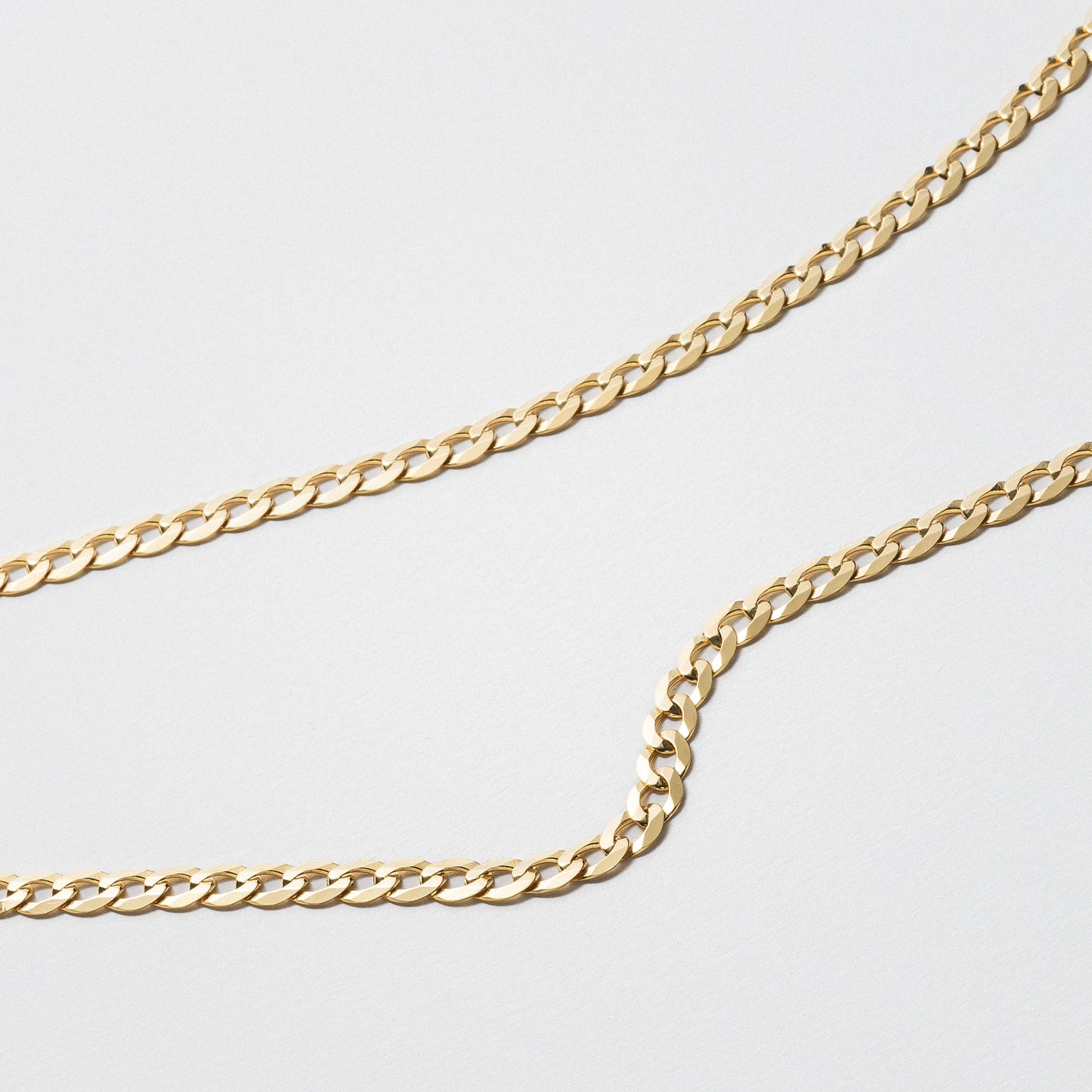 Yellow Gold Curb Chain - Polished 5.8mm