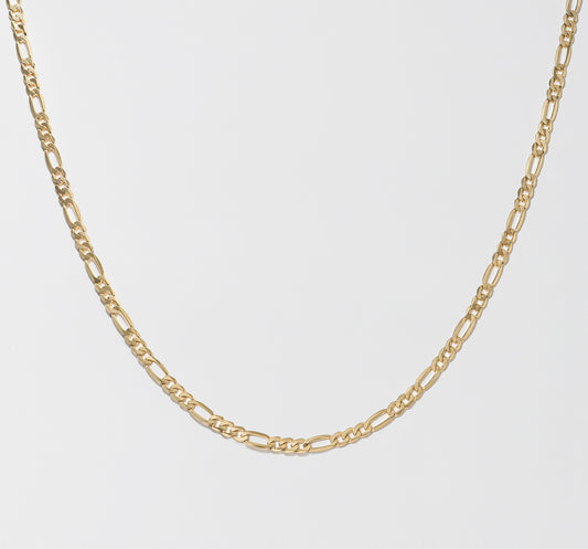 Yellow Gold Figaro Chain - Polished 5.5mm