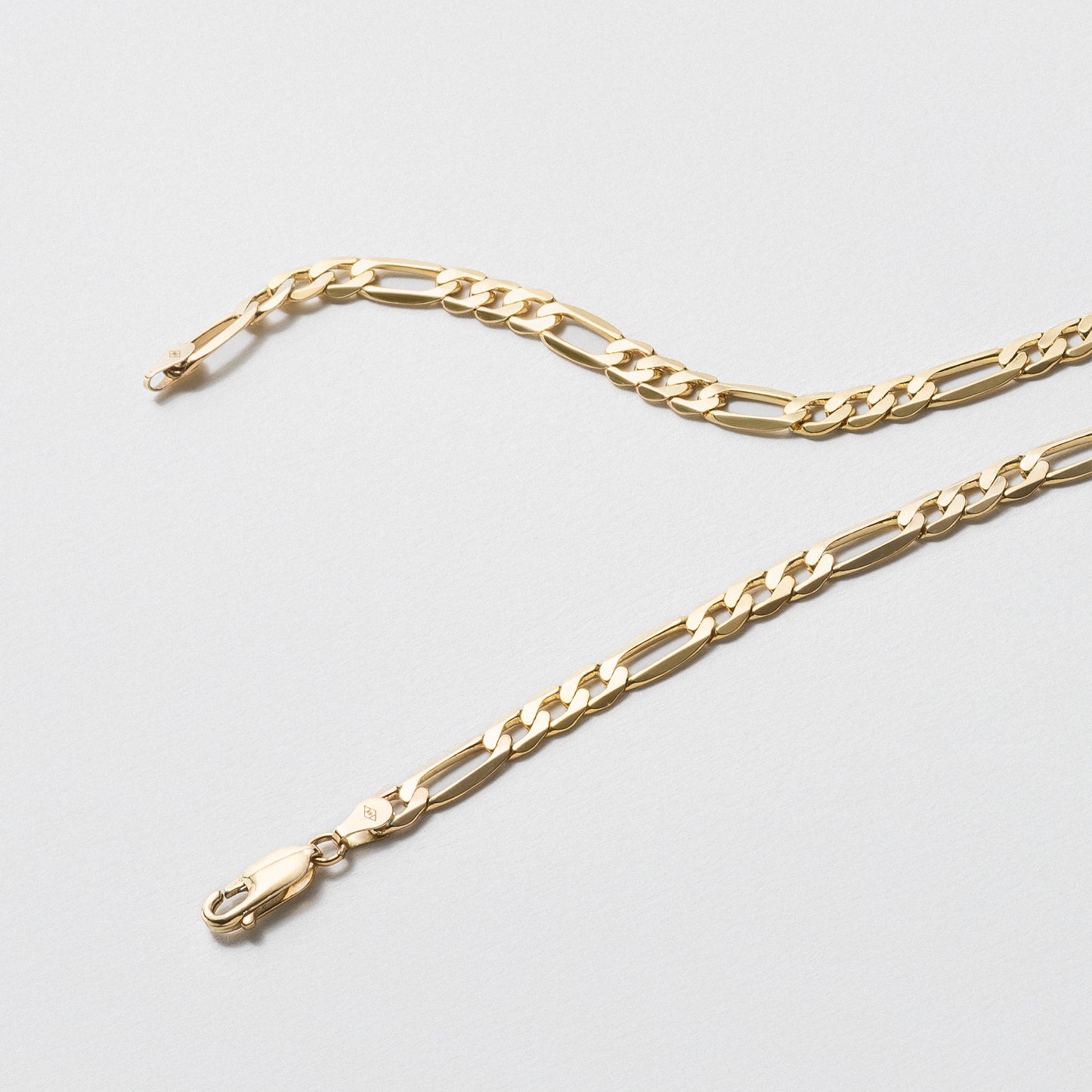 Yellow Gold Figaro Chain - Polished 5.5mm
